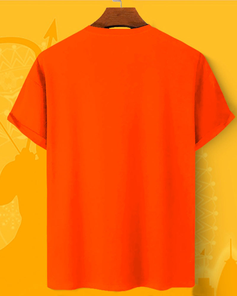 Jai Shree Ram Mantra Orange T-shirt