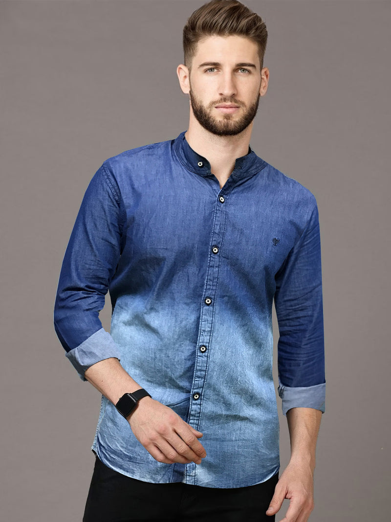 Blue Denim Men's Shirt