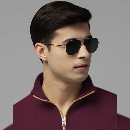 Men Full Sleeve High Neck Sweatshirt Maroon
