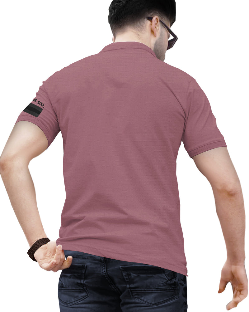 Pink Colour Polo T-shirt