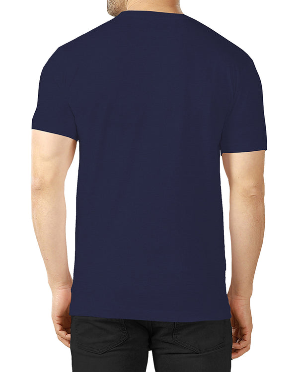 Half Sleeve Navy Blue T-Shirt