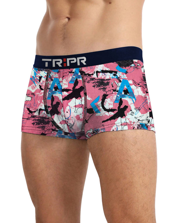 Men Printed Trunk / Pink