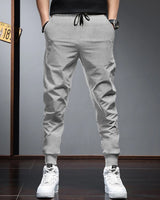 Tracksuit For Men Grey Hooded Full Sleeve T-shirt / Grey Trackpant