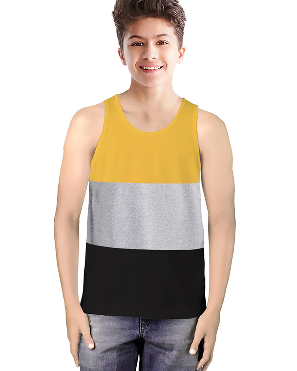 Boys Vest For Cotton Blend (Multicolor, Pack of 1)