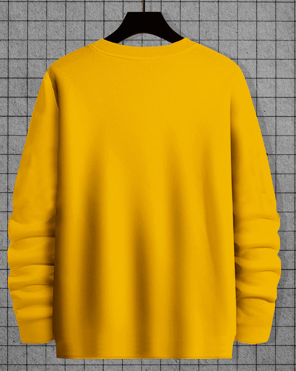 Marshmallow Full Sleeve Yellow Colour T-shirt