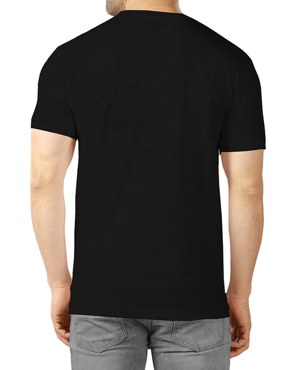 Half Sleeve Black T-Shirt