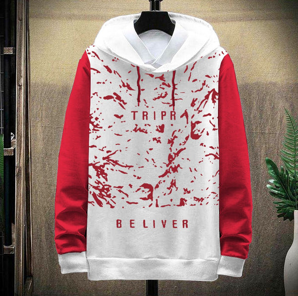 White Red Hoodie T-Shirt