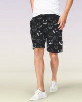 Men Black Printed Shorts