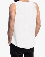 Men White Graphics Printed Vest