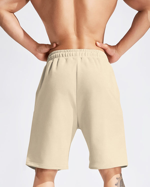 Men Colourblocked Multi-pocket Beige-Black Shorts