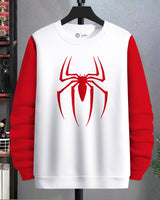 Red and White Spider Printed T-shirt
