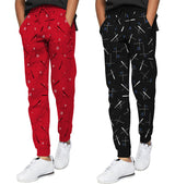 (Pack of 2) Track Pant For Boys / Multicolor