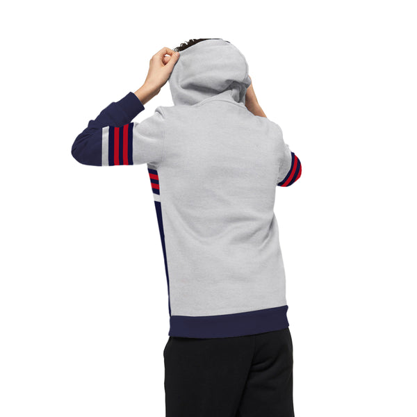 Full Sleeve Printed Kids Jacket / Navy Blue