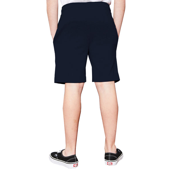 (Pack of 1) Short For Kids Casual Printed Cotton Blend / Navy Blue