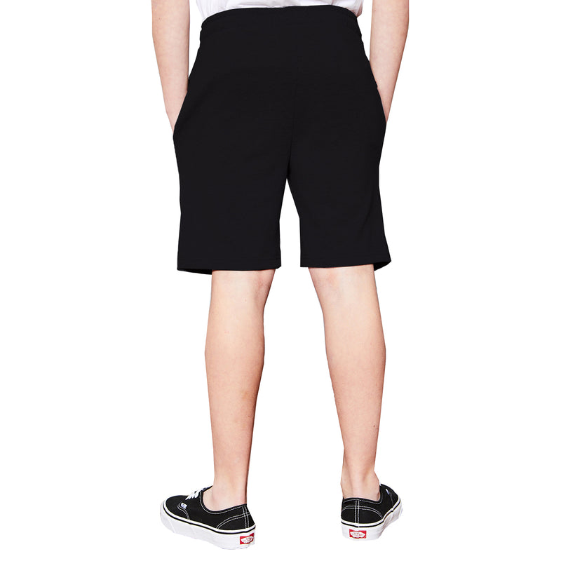 Black Short For Kids Casual Printed Cotton Blend  (Pack of 1)