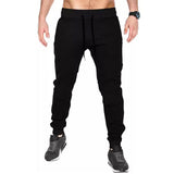 Solid Men Black Track Pant