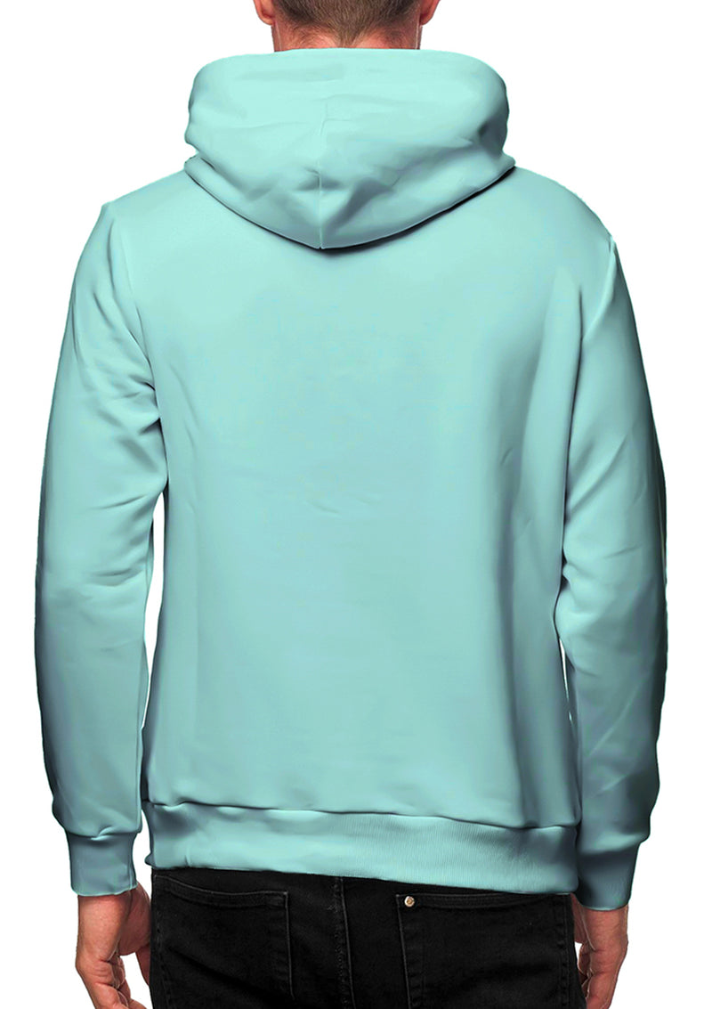 Full Sleeve Fleece Sky Blue Color Plain Sweatshirt