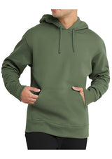 Full Sleeve Fleece Olive green Color Plain Sweatshirt